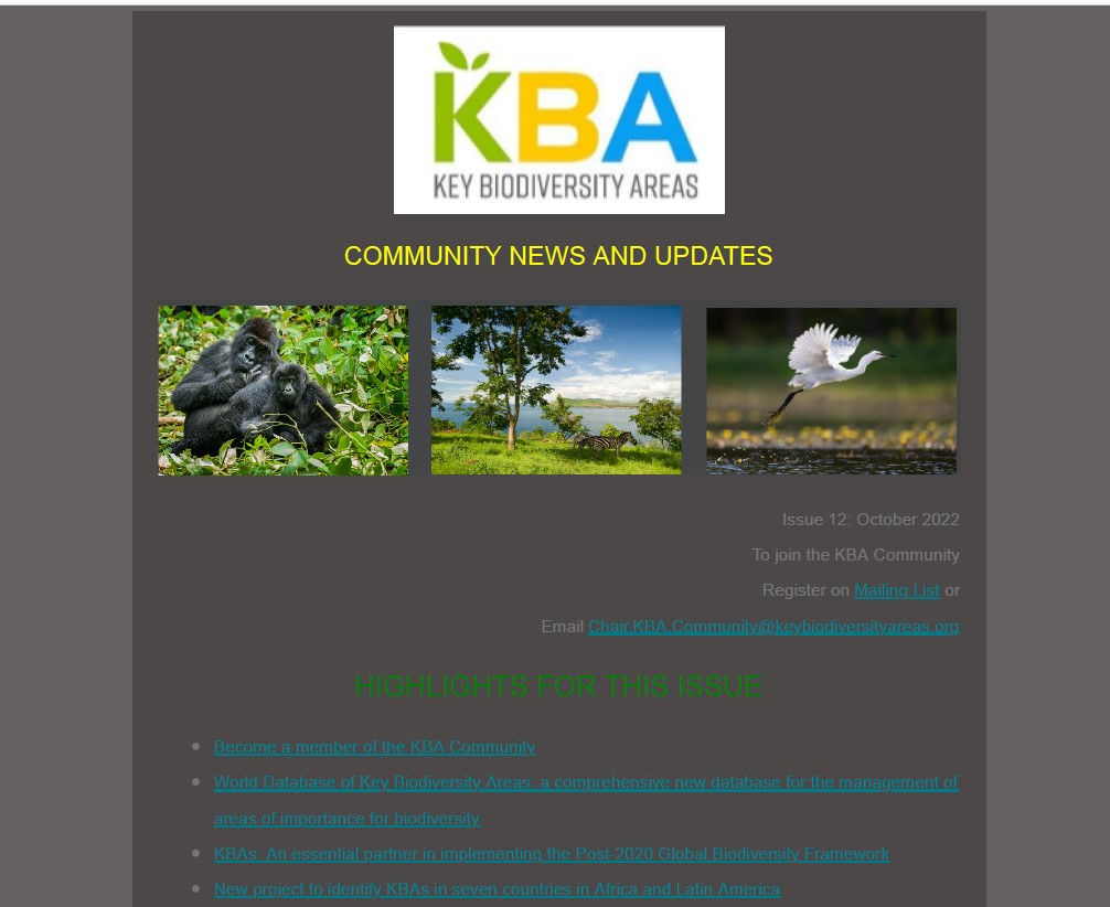 KBA Community Newsletter October 2022