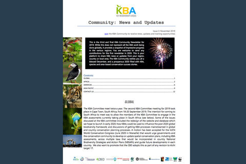 KBA Community Newsletter November 2019
